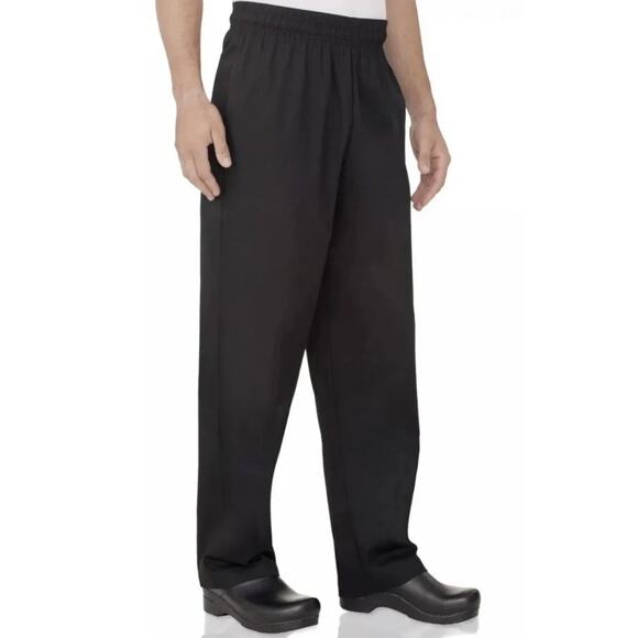 Chef Works Men's Essential Baggy Chef cook Pants Size Medium - Picture 1 of 3